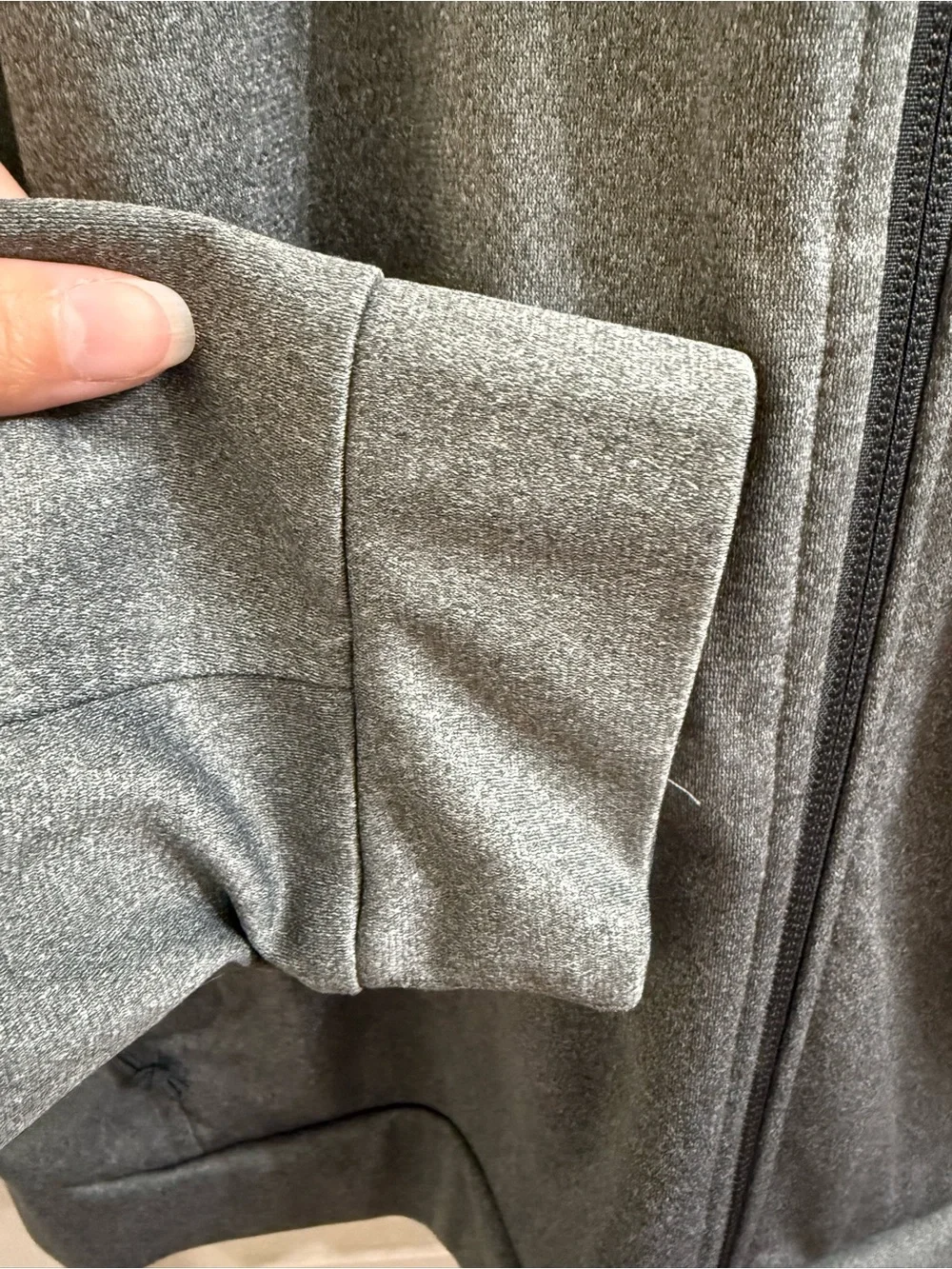 The North Face Men's Charcoal Grey Zip-Up Jacket